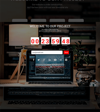 ComingSoon – Free HTML Bootstrap Template